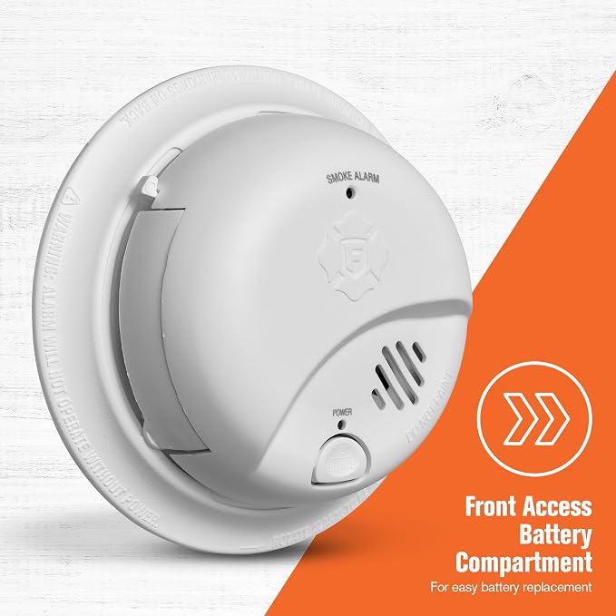 First Alert Smoke Alarm, Battery-Operated Detector - Image 2