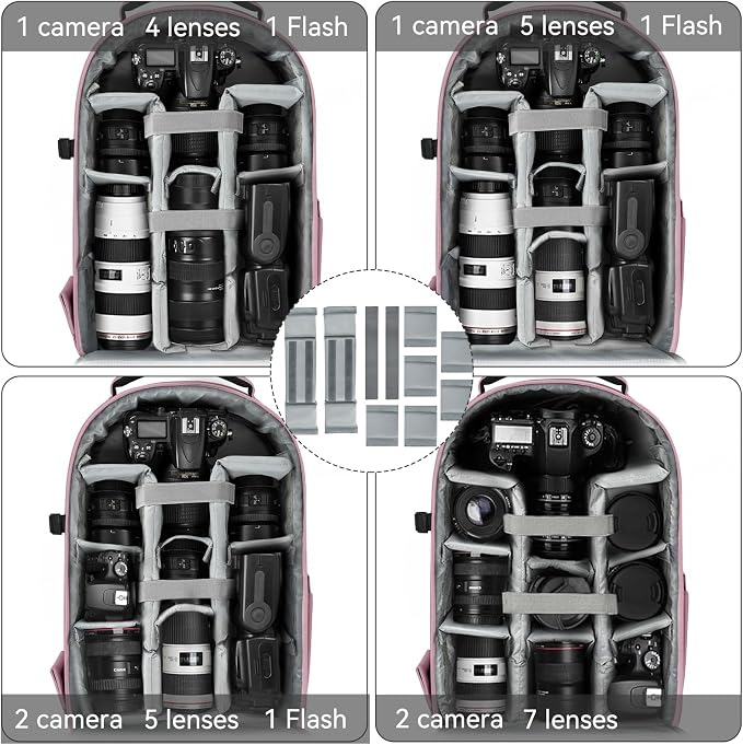 TORIBIO Hardshell DSLR Photography Camera Bag - Image 3