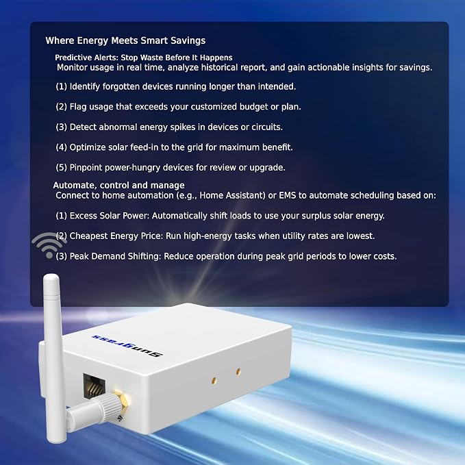 Home Energy Monitor-Real Time Electricity Usage Monitor, AI-Powered Energy - Image 4