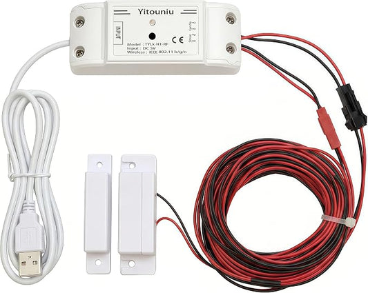 Tuya Smart WiFi 5V garage door opener controller Garage Open Close Monitor by Unknown