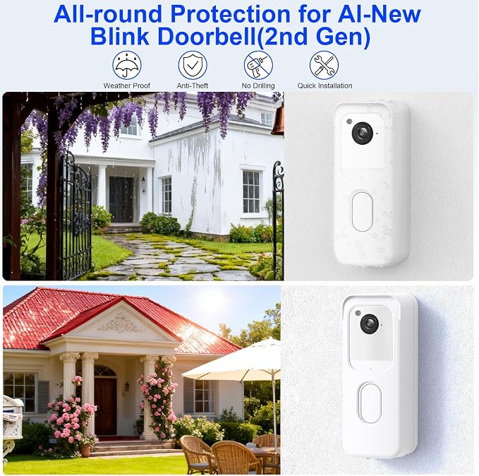 No Drill Doorbell Mount for All-new Blink Video Doorbell Only, Not Block - Image 4