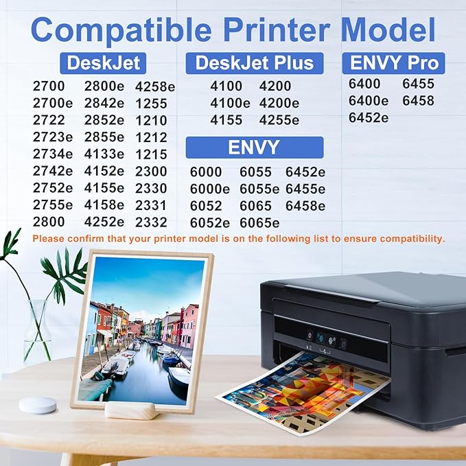 67XL Ink Cartridges Black/Color Combo Pack Replacement - Image 3