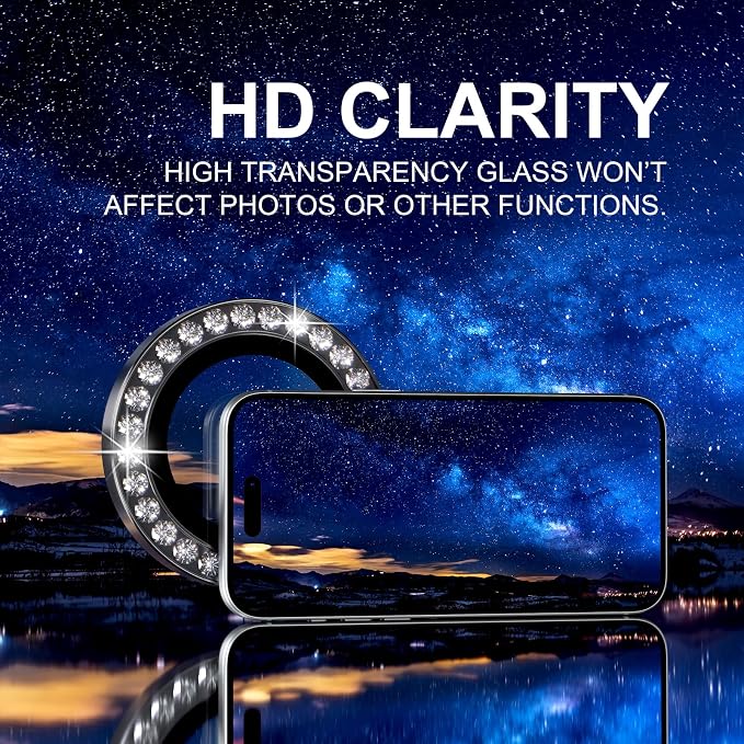 Choiche Compatible for iPhone 17 Pro/iPhone 17 Pro Max Camera Lens Protector - Image 5