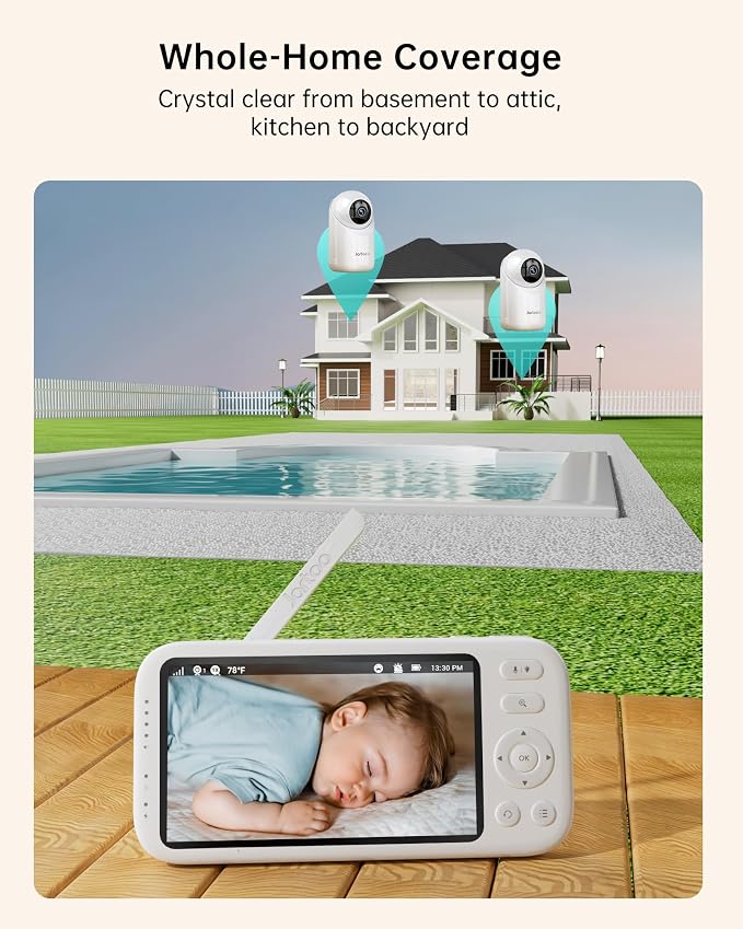 Jartoo 2K 5.5" Video Baby Monitor - Image 3