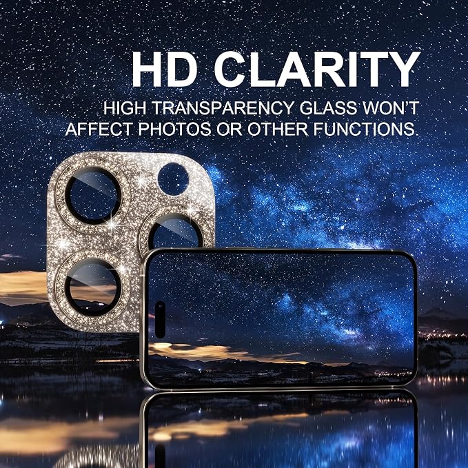 Choiche Compatible for iPhone 16 Pro/iPhone 16 Pro Max Camera Lens Protector - Image 5
