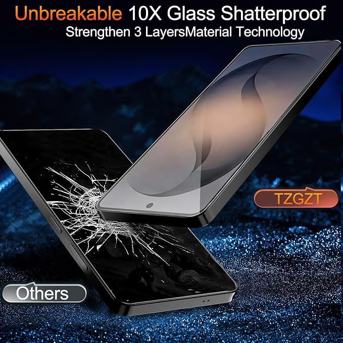 TZGZT 3 Pack Screen Protector for Samsung Galaxy S26 Ultra, 9H Tempered Glass - Image 5