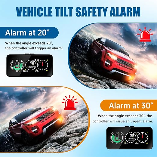 X60 Car Inclinometer for Off-Road, GPS Speedometer MPH KMH - Image 4