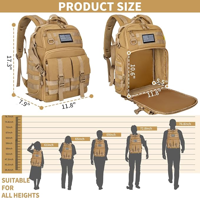 TORIBIO Camera Backpack for DSLR/SLR/Mirrorless Photography Camera, - Image 4