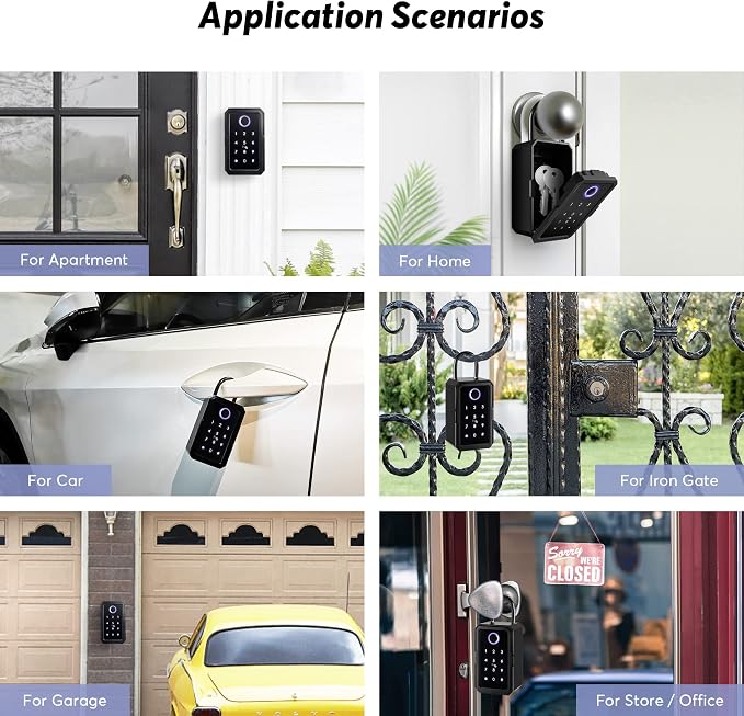 Smart Box Lock, CATCHFACE Key Lock Box Wireless Lock Box - Image 3