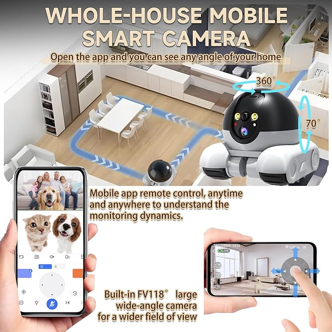 Pet Camera, 1080p Security Camera - Image 6