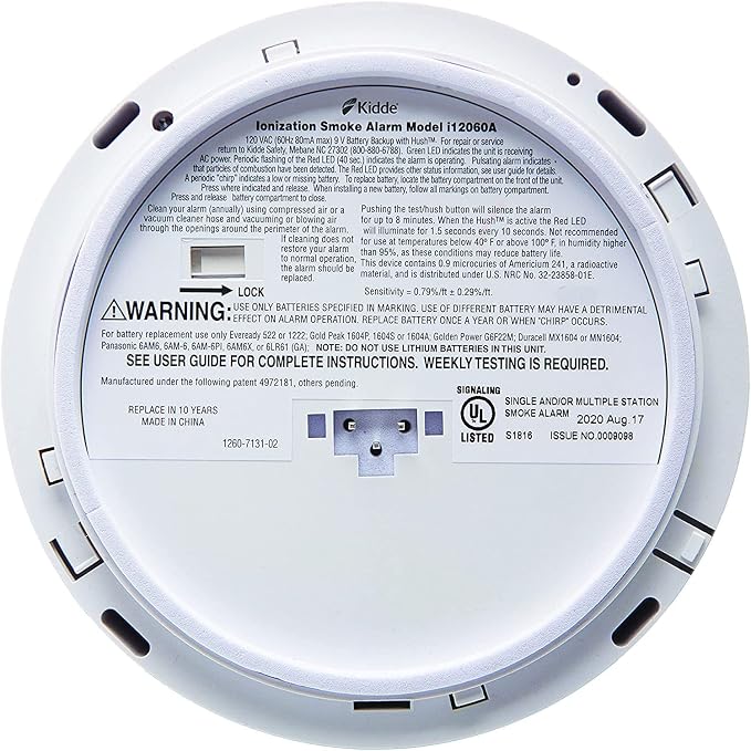 Kidde Smoke Detector, Hardwired Smoke Alarm - Image 4