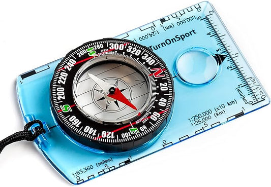 TurnOnSport Orienteering Compass by TurnOnSport
