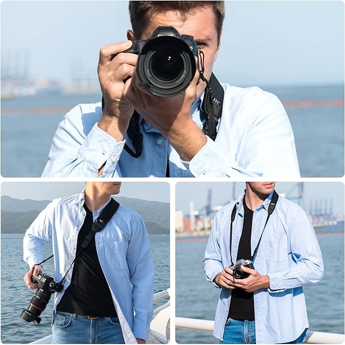 DSLR Camera Neck Strap, Soft Neoprene Shoulder Belt - Image 5
