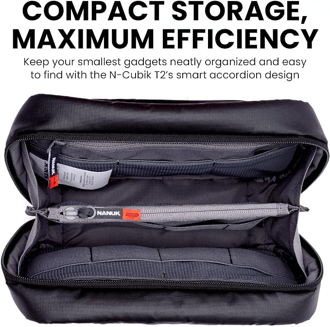 NANUK N-Cubik T2 Camera Bag Insert – Water-Resistant Pouch – Shockproof - Image 2