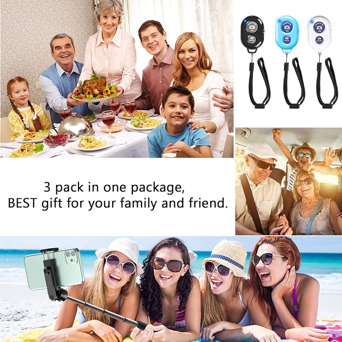 Wireless Remote Shutter for Cellphones and Tablets, AOQIYUE Bluetooth Remote - Image 7
