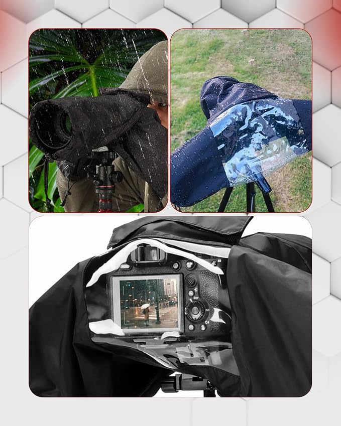 REFLEX CAMERA Universal Protective Waterproof DSLR/SLR Rain Cover - Image 3