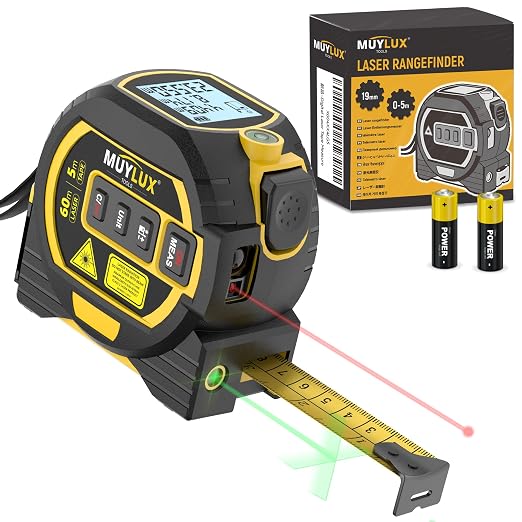 3-in-1 Laser Tape Measure, Digital Tape Measure - Image 9