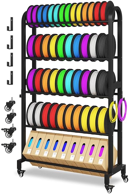 3D Printer Filament Storage Rack by Anrigeail