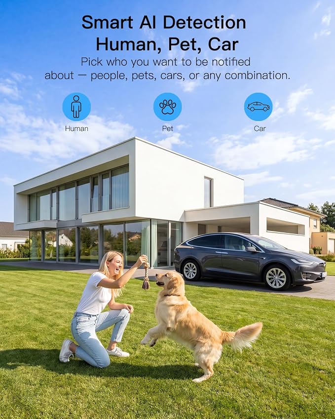 VIMTAG Pan/Tilt Outdoor Security Camera, 2.5K 4MP WiFi Home CCTV Camera - Image 9