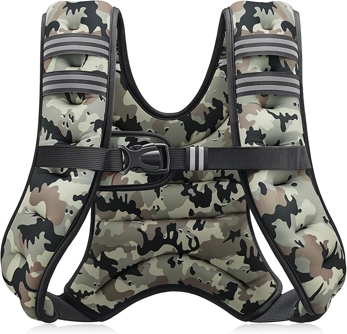 ZELUS Weighted Vest, 6lb/8lb/12lb/16lb/20lb/25lb/30lb Weight Vest by ZELUS