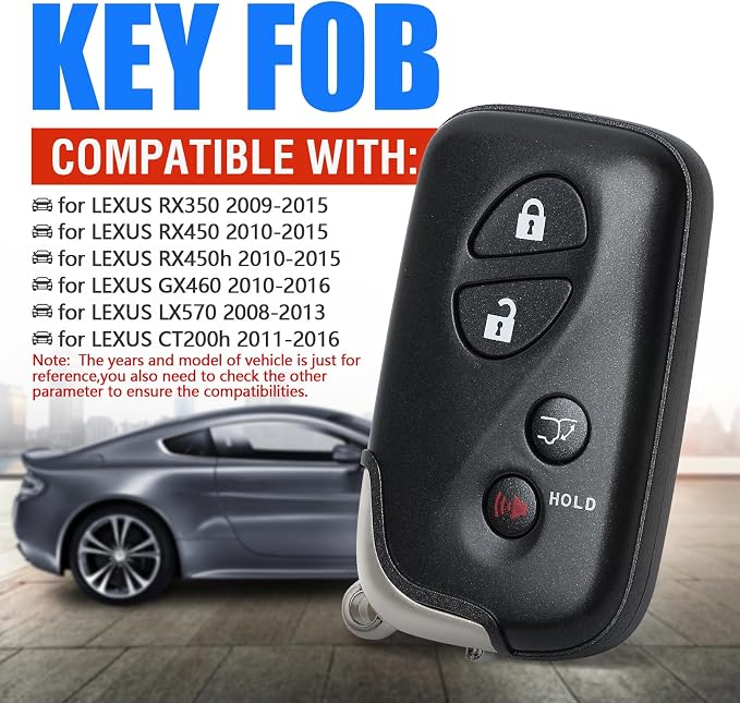 Keymall Smart Key Fob Transmitter Keyless Entry Remote Replacement - Image 4
