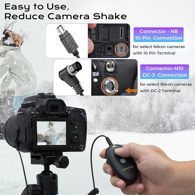 Upgraded USB-C Rechargeable Wireless Camera Remote Control Shutter Release – - Image 7