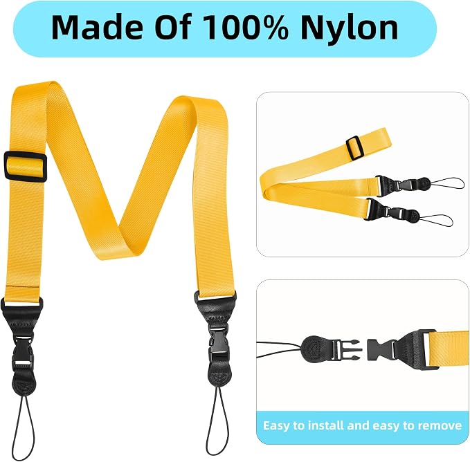 Adjustable Shoulder Strap:Comfortable iPad Strap Nylon Neck Lanyard - Image 4