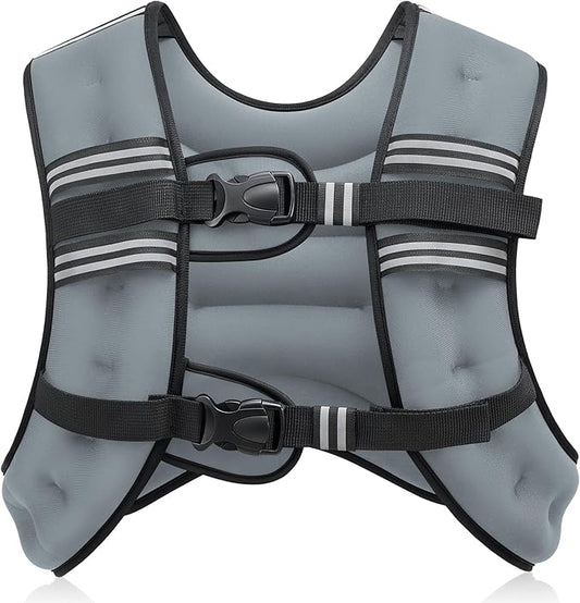 ZELUS Weighted Vest, 6lb/8lb/12lb/16lb/20lb/25lb/30lb Weight Vest by ZELUS