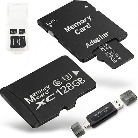 128GB Micro SD Card 2-Pack, High Endurance A1 U3 V30 4K Video Recording by Unknown