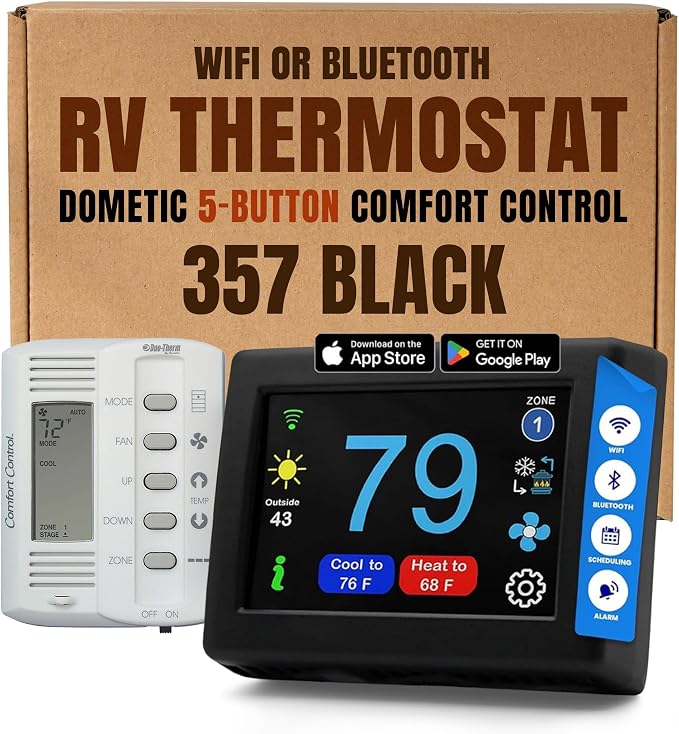 MICRO-AIR EasyTouch Digital RV Thermostat Replacement by MicroAir