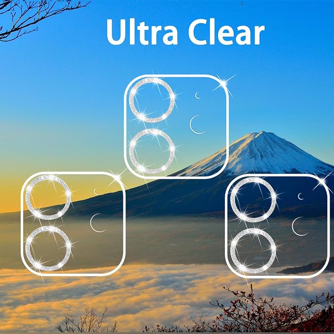 Dengduoduo 3 Pack Tempered Glass Camera Lens Protector - Image 4