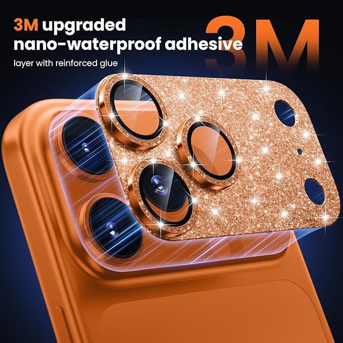 WSKEN for iPhone 17 Pro Camera Lens Protector, Metal Aluminum Alloy Tempered - Image 3