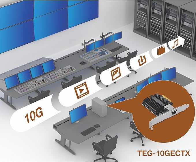 TRENDnet 10G PCIe Network Adapter, TEG-10GECTX, Convert a PCI Express Slot Into - Image 6