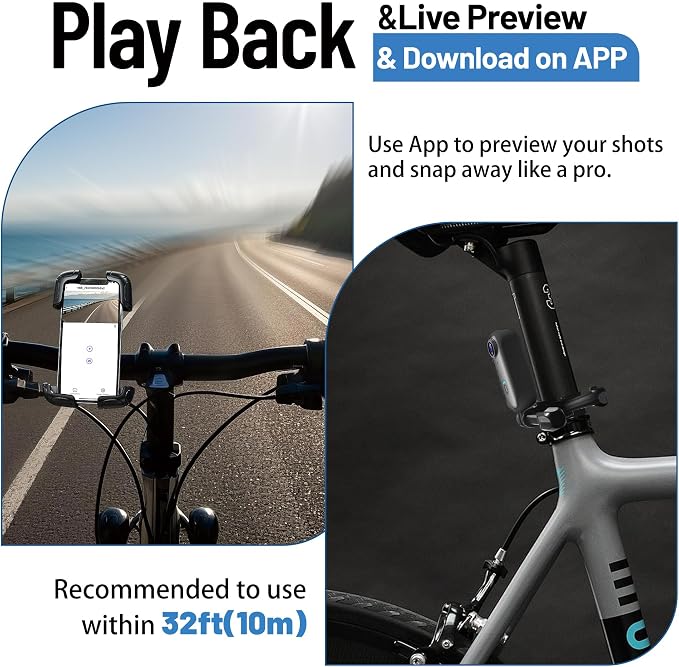 4K Mini WiFi Action Camera 32GB Thumb POV Portable Body Cam Wearable Video - Image 3