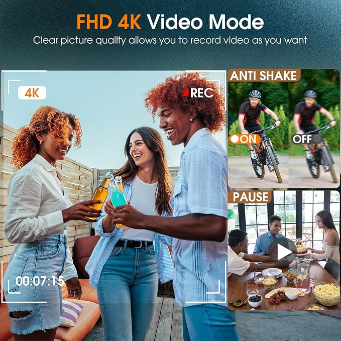 4K Digital Camera for Photography Autofocus, 48MP Vlogging Camera - Image 2