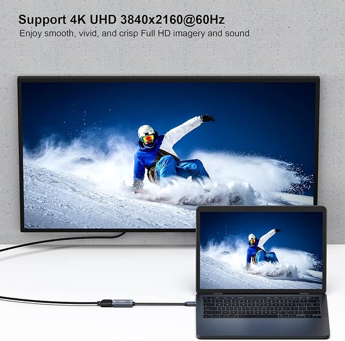 BENFEI Mini DisplayPort to HDMI Adapter 4K@60Hz, Compatible - Image 5