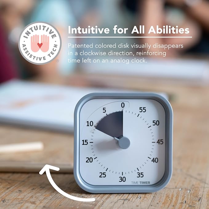 Time Timer MOD 60-Minute Visual Timer, Home Edition, Silent Operation, Study - Image 2