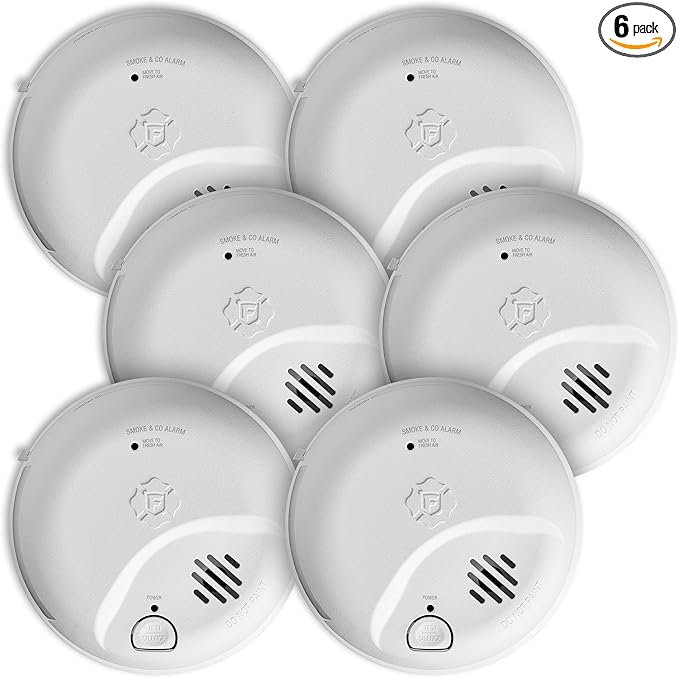 First Alert SMICO100-AC Interconnect Hardwire Combination Smoke & Carbon by FirstAlert