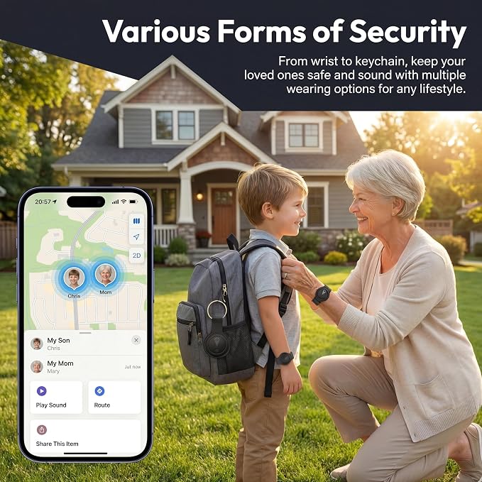 GPS Tracker for Kids, Real-Time GPS Tracking Device for Children w/Wearable - Image 6