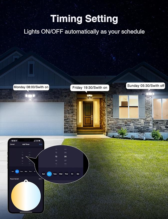 Onforu 65W Smart Outdoor Security Lights - Image 8