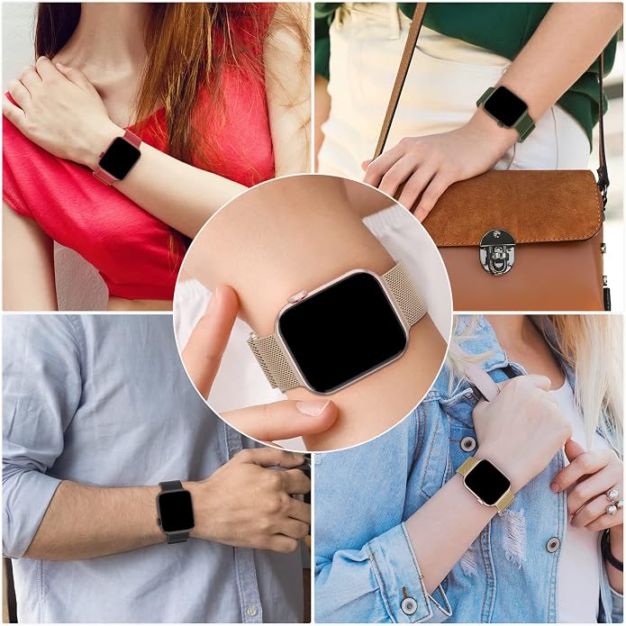 3 Pack Mesh Metal Band Compatible - Image 5