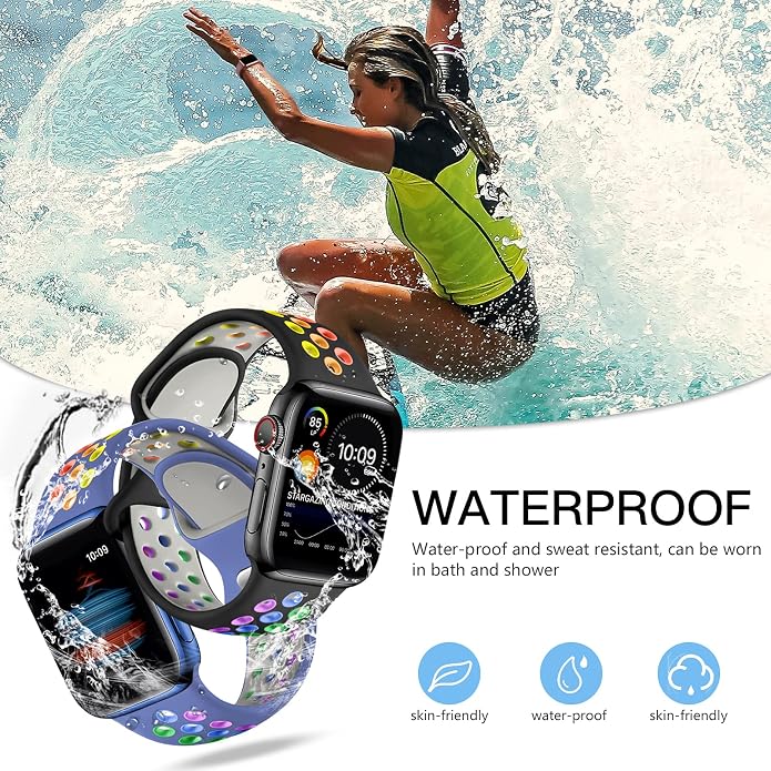 Adorve 4 Pack Sport Bands Compatible - Image 3