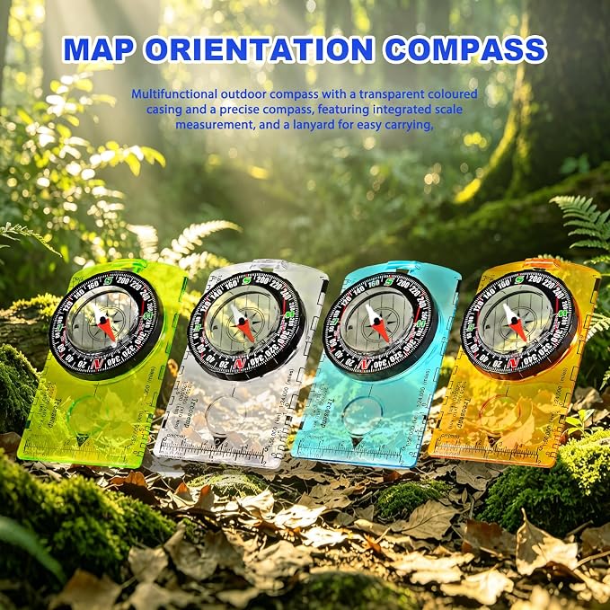 Outdoor Compass with Adjustable Declination, Navigation and Survival. - Image 4