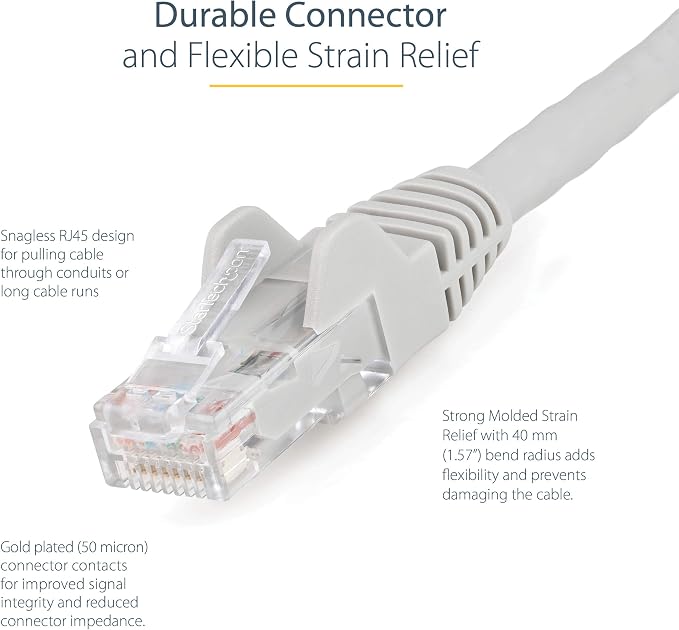 StarTech.com 7ft CAT6 Ethernet Cable - Image 5