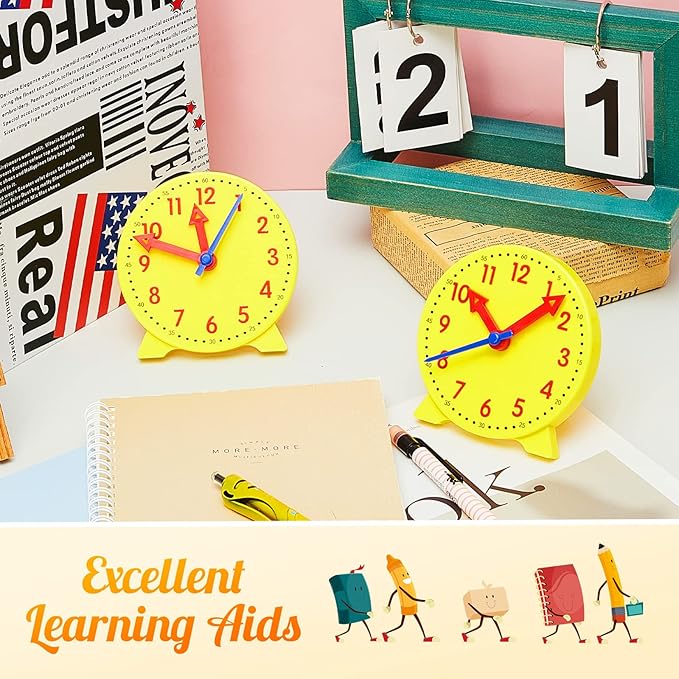 Henoyso 6 Pcs Teaching Clock Kit - Image 3