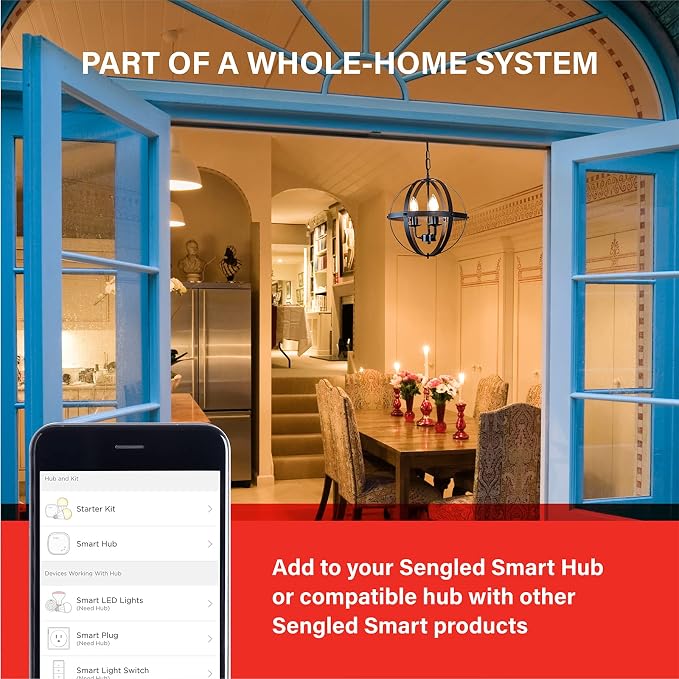 Sengled Zigbee Smart Light Bulbs, Smart Hub Required, Works - Image 3