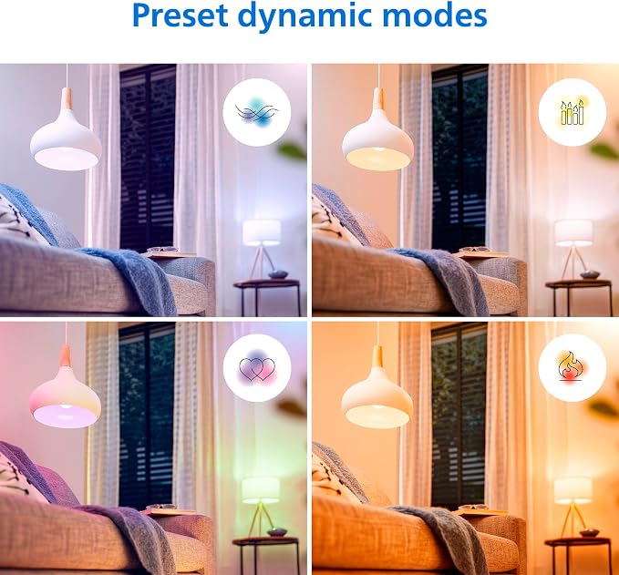 Philips Smart Lighting Connected Light Bulbs, Color A19 60W 800LM E26 Indoor - Image 9