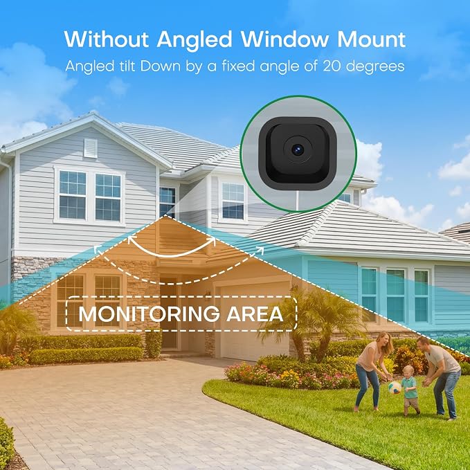 20° Angled No Drill Window Camera Mount - Image 8