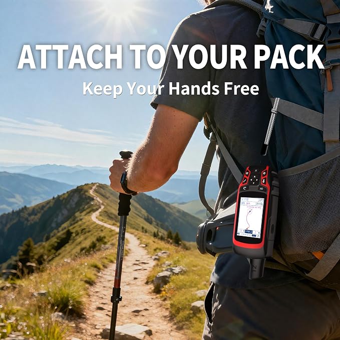 A6 Handheld GPS for Hiking, Rugged and Compact GPS Navigator - Image 8
