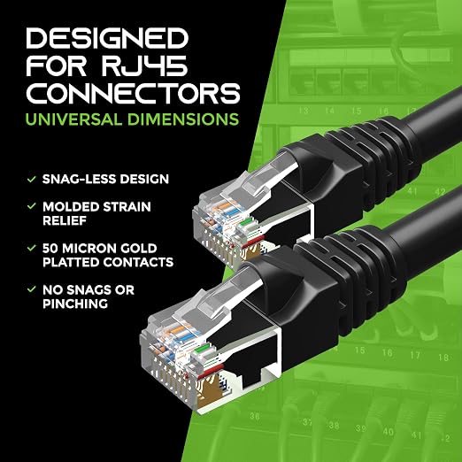 GearIt 10-Pack, Cat5e Ethernet Patch Cable 10 Feet - Image 7
